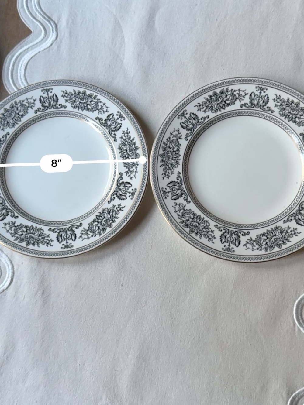 Columbia Black by Wedgwood
Salad Plates